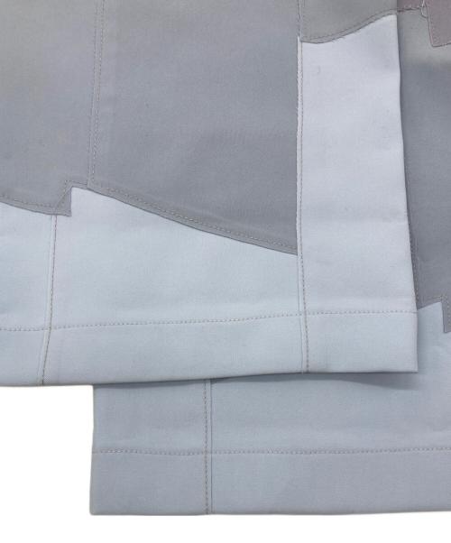 KIDSUPER STUDIOS（キッドスーパーストュディオス）KIDSUPER STUDIOS (キッドスーパーストュディオス) Patchwork Gradient Suit Bottom ブルー サイズ:Ｍの古着・服飾アイテム