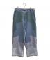KIDSUPER STUDIOS（キッドスーパーストュディオス）の古着「Patchwork Gradient Suit Bottom」｜ブルー