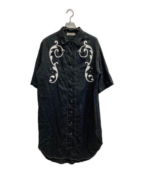 KLOKE（クローク）KLOKE (クローク) Prosperity Embroidered Dress /リネンワンピース ブラック サイズ:ｘｓの古着・服飾アイテム
