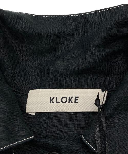 KLOKE（クローク）KLOKE (クローク) Prosperity Embroidered Dress /リネンワンピース ブラック サイズ:ｘｓの古着・服飾アイテム