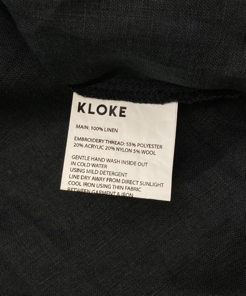 KLOKE（クローク）KLOKE (クローク) Prosperity Embroidered Dress /リネンワンピース ブラック サイズ:ｘｓの古着・服飾アイテム