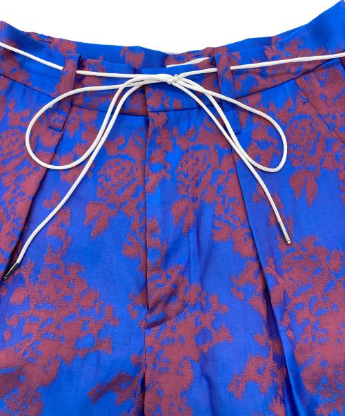 BELPER（ベルパー）BELPER (ベルパー) JACQUARD PANTS ブルー サイズ:1の古着・服飾アイテム