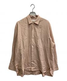 POLYPLOID（ポリプロイド）の古着「LONG SLEEVE CAMP COLLAR SHIRT」｜ピンク