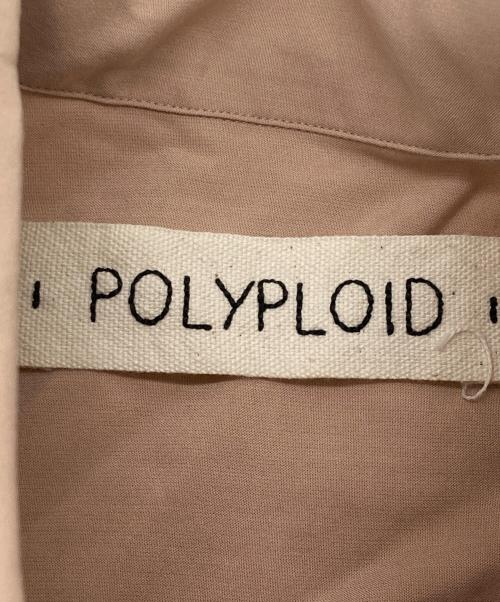 POLYPLOID（ポリプロイド）POLYPLOID (ポリプロイド) LONG SLEEVE CAMP COLLAR SHIRT ピンク サイズ:3の古着・服飾アイテム