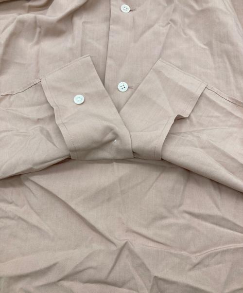 POLYPLOID（ポリプロイド）POLYPLOID (ポリプロイド) LONG SLEEVE CAMP COLLAR SHIRT ピンク サイズ:3の古着・服飾アイテム