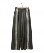 adidasアディダス）の古着「ベルベット ルーズ トラックパンツ」｜グレー