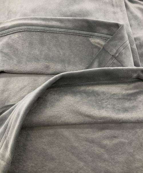 adidas（アディダス）adidas (アディダス) ベルベット ルーズ トラックパンツ グレー サイズ:L　165/72の古着・服飾アイテム