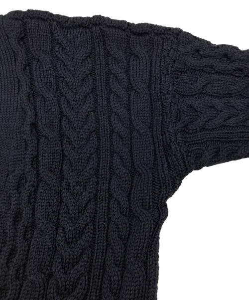Maison Margiela（メゾンマルジェラ）Maison Margiela (メゾンマルジェラ)  REPLICA Irish Fisherman cable knit ネイビー サイズ:Ｓの古着・服飾アイテム