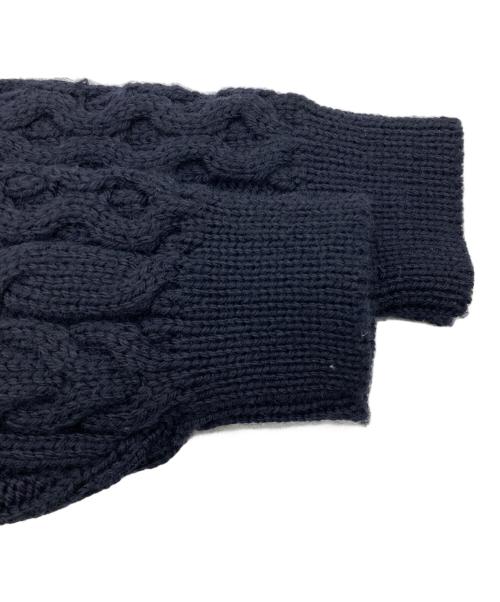 Maison Margiela（メゾンマルジェラ）Maison Margiela (メゾンマルジェラ)  REPLICA Irish Fisherman cable knit ネイビー サイズ:Ｓの古着・服飾アイテム