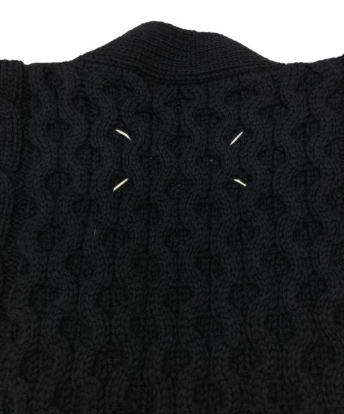 Maison Margiela（メゾンマルジェラ）Maison Margiela (メゾンマルジェラ)  REPLICA Irish Fisherman cable knit ネイビー サイズ:Ｓの古着・服飾アイテム