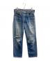 LEVI'S（リーバイス）の古着「502 ヴィンテージ デニムパンツボタン裏8番/42TALON」｜インディゴ