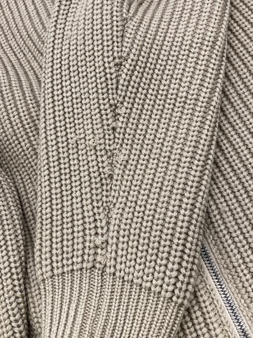 BATONER（バトナ―）BATONER (バトナ―) ドライバーズニット ベージュ サイズ:1の古着・服飾アイテム