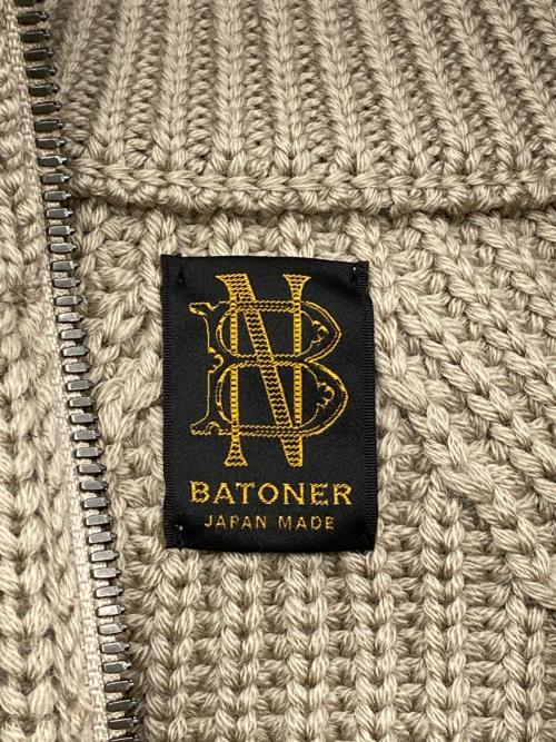 BATONER（バトナ―）BATONER (バトナ―) ドライバーズニット ベージュ サイズ:1の古着・服飾アイテム