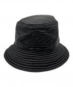 DSQUARED2ディースクエアード）の古着「Iconロゴキルティングハット」｜ブラック