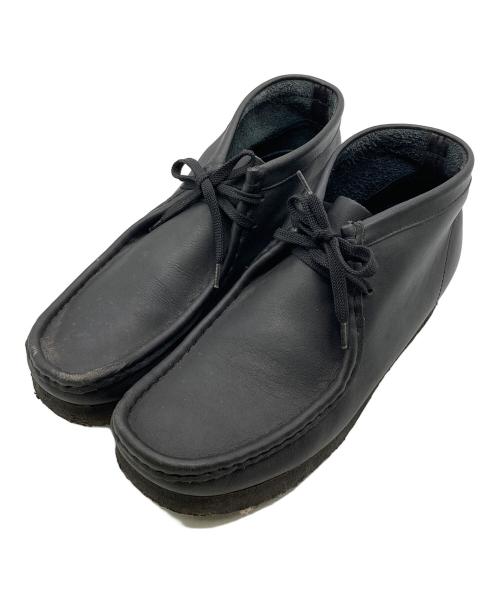 CLARKS（クラークス）CLARKS (クラークス) ワラビーブーツ ブラック サイズ:9Mの古着・服飾アイテム