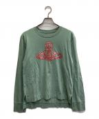 Vivienne Westwood RED LABELヴィヴィアンウエストウッドレッドレーベル）の古着「オーブプリントカットソー」｜グリーン