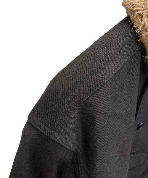 HOUSTON（ヒューストン）HOUSTON (ヒューストン) N-1/デッキジャケット ブラック サイズ:SIZE 40の古着・服飾アイテム
