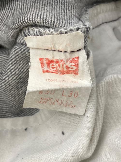 LEVI'S（リーバイス）LEVI'S (リーバイス) 後染めデニムパンツ/USA/90’S ブラック サイズ:W30 L30の古着・服飾アイテム