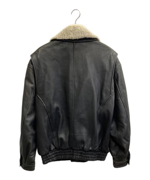 PIAA（ピア）PIAA (ピア) ラムレザージャケット ブラック サイズ:フリーの古着・服飾アイテム
