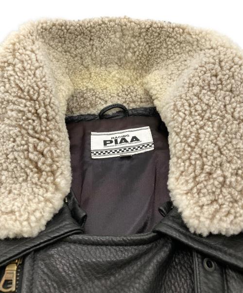 PIAA（ピア）PIAA (ピア) ラムレザージャケット ブラック サイズ:フリーの古着・服飾アイテム