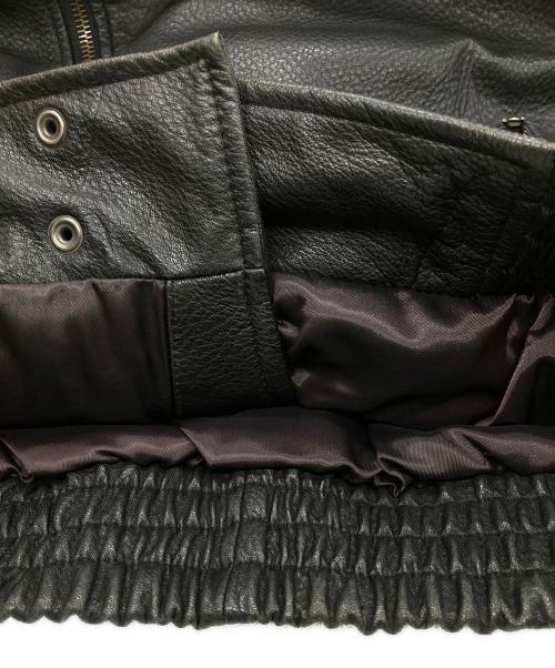 PIAA（ピア）PIAA (ピア) ラムレザージャケット ブラック サイズ:フリーの古着・服飾アイテム