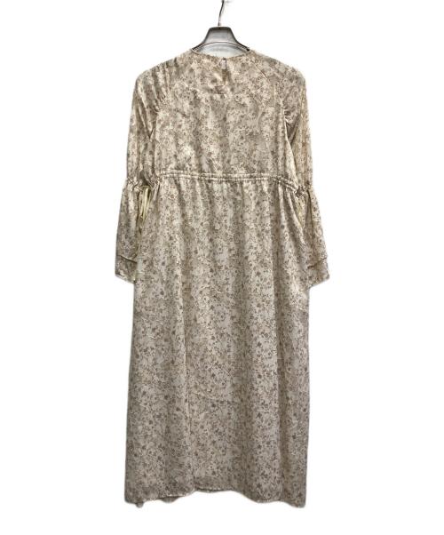 acka（エーシーケーエー）acka (エーシーケーエー) 総柄ワンピース ベージュ サイズ:1の古着・服飾アイテム
