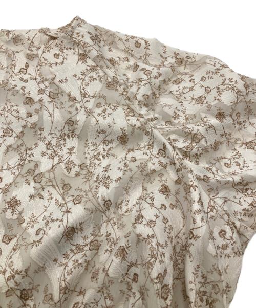 acka（エーシーケーエー）acka (エーシーケーエー) 総柄ワンピース ベージュ サイズ:1の古着・服飾アイテム