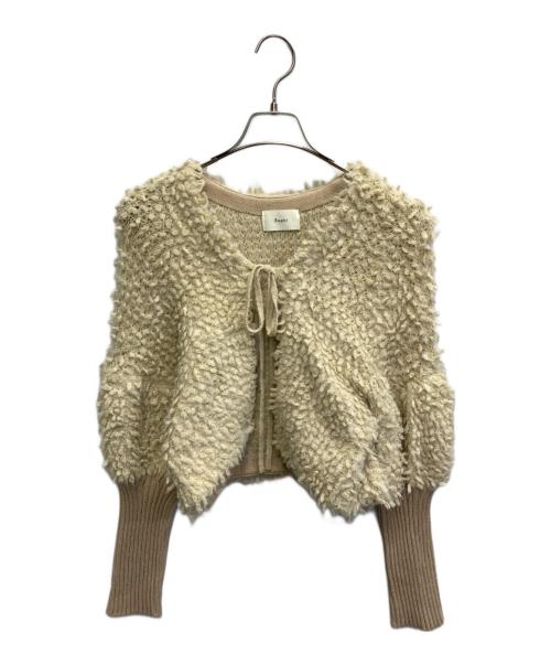 Eaphi（エフィ）Eaphi (エフィ) rope knit cardigan ベージュ サイズ:FREEの古着・服飾アイテム