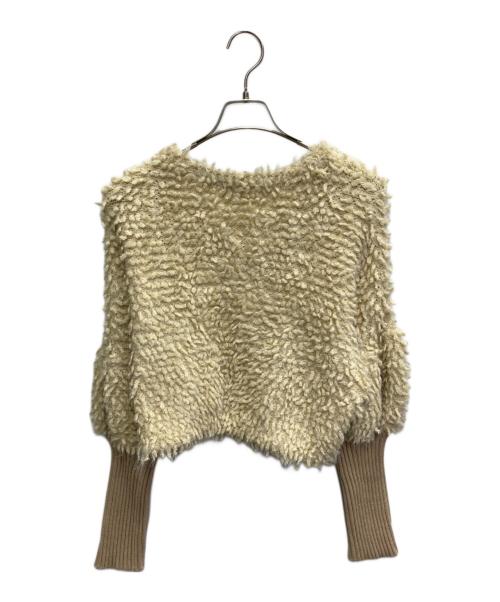 Eaphi（エフィ）Eaphi (エフィ) rope knit cardigan ベージュ サイズ:FREEの古着・服飾アイテム