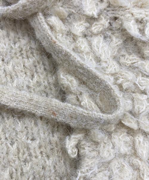 Eaphi（エフィ）Eaphi (エフィ) rope knit cardigan ベージュ サイズ:FREEの古着・服飾アイテム