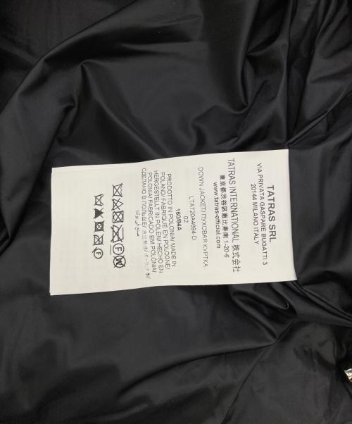 TATRAS（タトラス）TATRAS (タトラス) POLITEAMA ダウンコート ブラック サイズ:02の古着・服飾アイテム