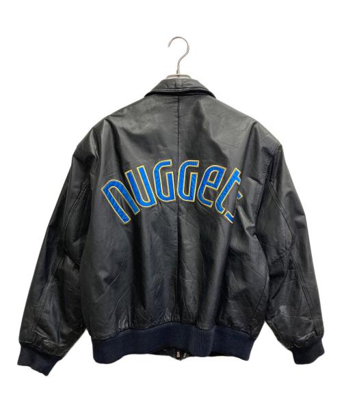 PRO LAYER（プロレイヤー）PRO LAYER (プロレイヤー) 90’Sアーチロゴワッペンレザージャケット ブラック サイズ:XLの古着・服飾アイテム