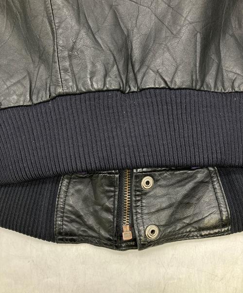 PRO LAYER（プロレイヤー）PRO LAYER (プロレイヤー) 90’Sアーチロゴワッペンレザージャケット ブラック サイズ:XLの古着・服飾アイテム