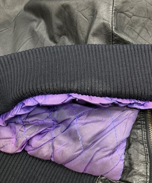 PRO LAYER（プロレイヤー）PRO LAYER (プロレイヤー) 90’Sアーチロゴワッペンレザージャケット ブラック サイズ:XLの古着・服飾アイテム