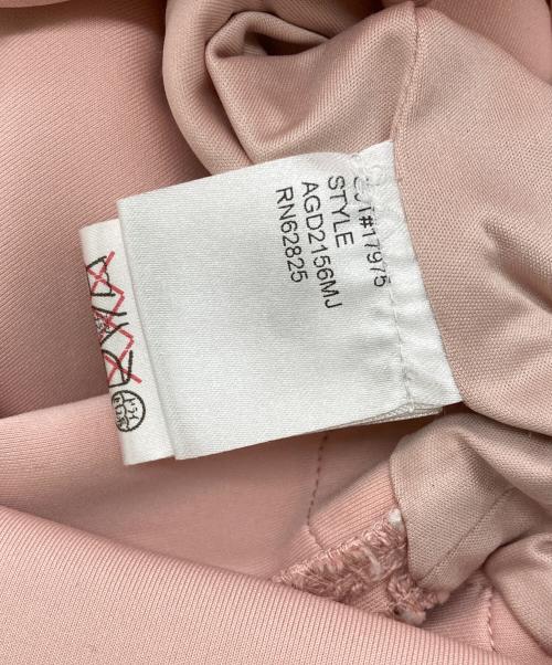 TADASHI SHOJI（タダシ ショージ）TADASHI SHOJI (タダシ ショージ) 膝丈 ノースリーブ レース 刺繍 ワンピース ピンク サイズ:ＸＸＳの古着・服飾アイテム