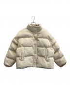 Eaphiエフィ）の古着「CORDUROY PUFFY JACKET」｜ベージュ