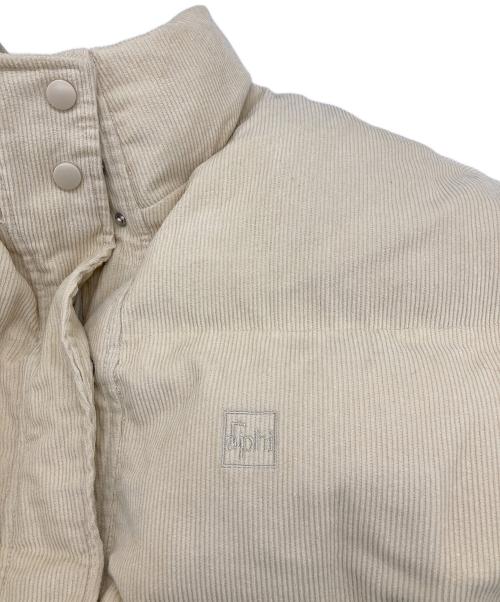 Eaphi（エフィ）Eaphi (エフィ) CORDUROY PUFFY JACKET ベージュ サイズ:shortの古着・服飾アイテム
