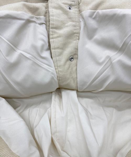 Eaphi（エフィ）Eaphi (エフィ) CORDUROY PUFFY JACKET ベージュ サイズ:shortの古着・服飾アイテム