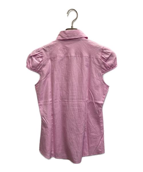 BURBERRY BLUE LABEL（バーバリー ブルー レーベル）BURBERRY BLUE LABEL (バーバリー ブルー レーベル) ショートスリーブシャツ ピンク サイズ:SIZE38の古着・服飾アイテム