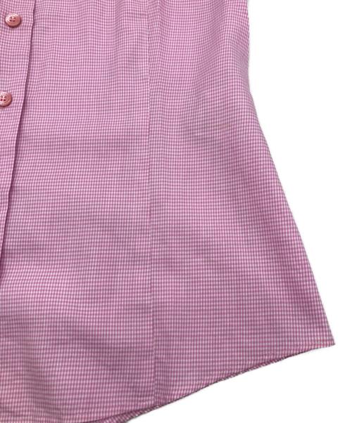 BURBERRY BLUE LABEL（バーバリー ブルー レーベル）BURBERRY BLUE LABEL (バーバリー ブルー レーベル) ショートスリーブシャツ ピンク サイズ:SIZE38の古着・服飾アイテム