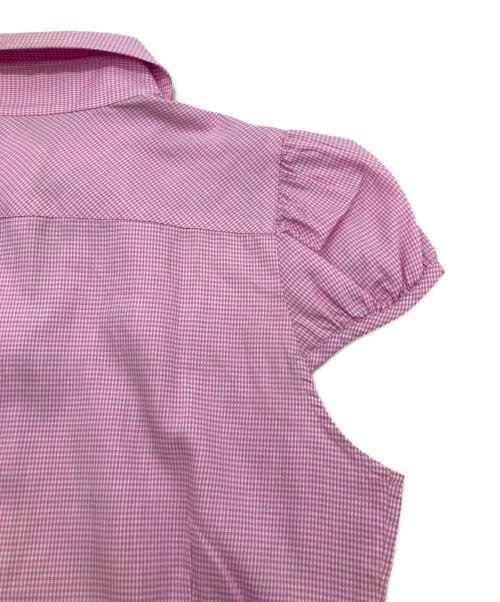 BURBERRY BLUE LABEL（バーバリー ブルー レーベル）BURBERRY BLUE LABEL (バーバリー ブルー レーベル) ショートスリーブシャツ ピンク サイズ:SIZE38の古着・服飾アイテム