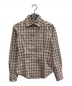 BURBERRY BLUE LABELバーバリー ブルー レーベル）の古着「ノバチェックシャツ」｜ベージュ