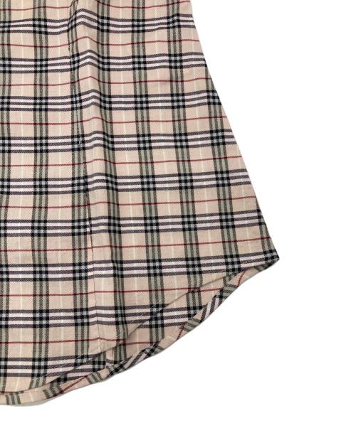 BURBERRY BLUE LABEL（バーバリー ブルー レーベル）BURBERRY BLUE LABEL (バーバリー ブルー レーベル) ノバチェックシャツ ベージュ サイズ:36の古着・服飾アイテム