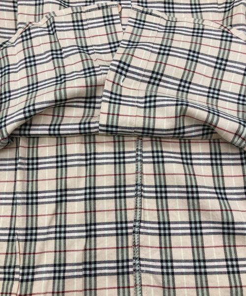 BURBERRY BLUE LABEL（バーバリー ブルー レーベル）BURBERRY BLUE LABEL (バーバリー ブルー レーベル) ノバチェックシャツ ベージュ サイズ:36の古着・服飾アイテム