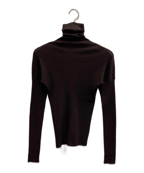 GUCCI（グッチ）GUCCI (グッチ) ウール タートルネックニット ブラウン サイズ:Sの古着・服飾アイテム