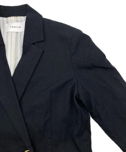 FRAY ID（フレイ アイディー）FRAY ID (フレイ アイディー) 金釦 ダブルテーラードジャケット/ブレザー ネイビー サイズ:1の古着・服飾アイテム