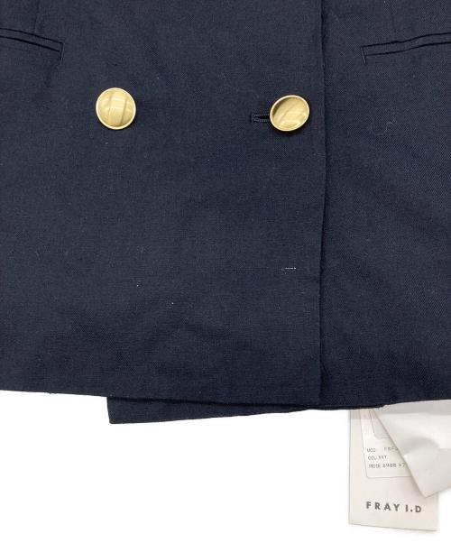 FRAY ID（フレイ アイディー）FRAY ID (フレイ アイディー) 金釦 ダブルテーラードジャケット/ブレザー ネイビー サイズ:1の古着・服飾アイテム
