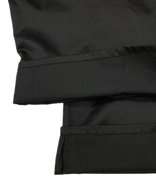 SHINYA KOZUKA（シンヤコズカ）SHINYA KOZUKA (シンヤコズカ) STUDIOUS (ステュディオス) 別注 ハイバギーチノパンツ ブラック サイズ:Sの古着・服飾アイテム