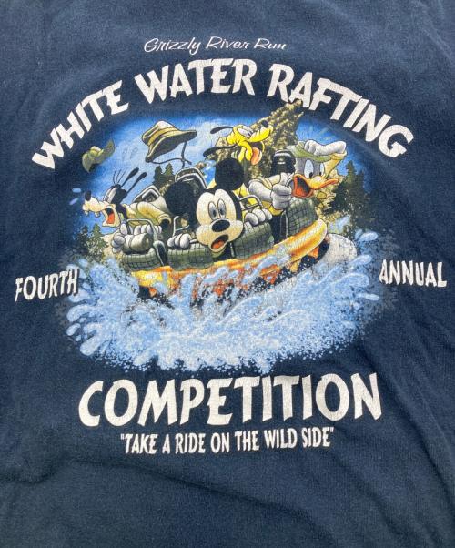DISNEY（ディズニー）DISNEY (ディズニー) 00s プリントTシャツ ネイビー サイズ:XLの古着・服飾アイテム