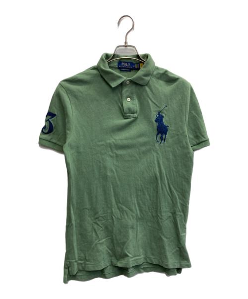 POLO RALPH LAUREN（ポロ・ラルフローレン）POLO RALPH LAUREN (ポロ・ラルフローレン) ビッグポニーポロシャツ グリーン サイズ:Mの古着・服飾アイテム